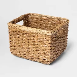 Photo 1 of 8"x10" Aseana Small Milk Crate Natural - Threshold™, DIRTY FROM NOT BEING BOXED
