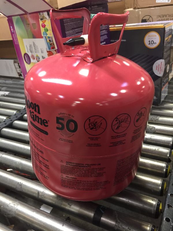 Photo 2 of 14.9 cu ft Jumbo Helium Balloon Tank, UNSURE HOW MUCH IS LEFT 

