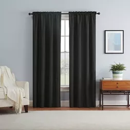 Photo 1 of Braxton Thermaback Blackout Curtain Panel - Eclipse 84" X 42"
