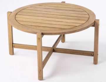 Photo 1 of Bluffdale Wood Patio Coffee Table - Threshold™ designed with Studio McGee
