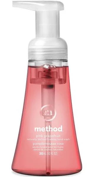 Photo 1 of 2pack, Method Foaming Hand Wash, Naturally Derived, Pink Grapefruit - 300 ml