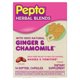 Photo 1 of 13 BOXES OF Pepto Herbal Blends, 100% Natural Ginger for Occasional Indigestion Relief, 14 Ct EXPIRIES DEC 2022
