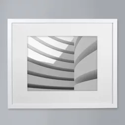 Photo 1 of 11" x 14" Matted Wood Frame White - Made By Design™
