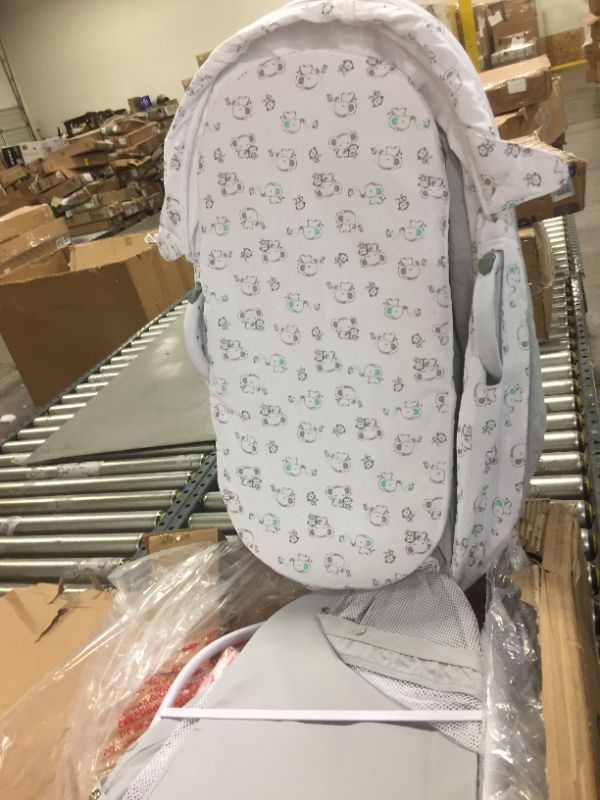 Photo 1 of Delta Children Deluxe Moses Bassinet | Elephant