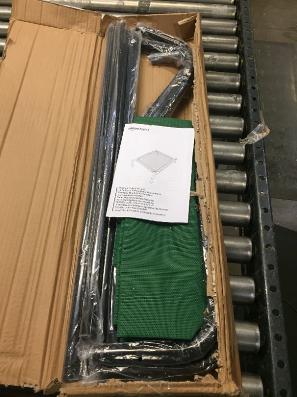Photo 1 of AmazonBasics Elevated Cooling Pet Bed Green Large