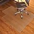 Photo 1 of Staples Brand 36" x 48'' Hard Floor Chair Mat, Rectangular w/ Lip, Clear Vinyl 