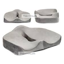 Photo 1 of 2 PACK,  BLACK NOT GREY, Tektrum Orthopedic Memory Foam Seat Cushion 