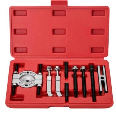 Photo 1 of 10 PCS, MR CARTOOL 9 Pcs Bearing Separator and Puller Set with Yoke and Extensions
