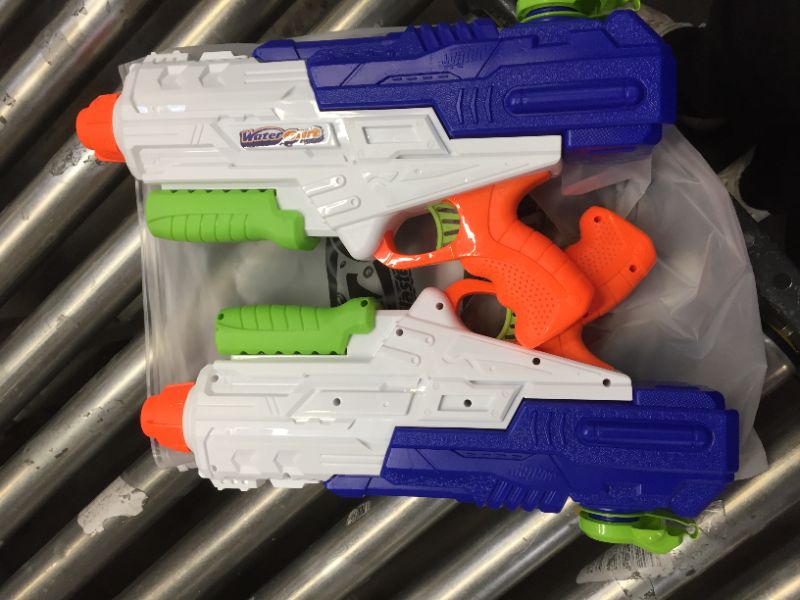 Photo 1 of 2 PC WATER GUN BLASTER KIDS WATER TOY 