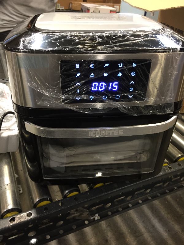 Photo 2 of 10-in-1 Air Fryer Oven, 20 Quart Airfryer Toaster Oven Combo, 1800W Large Digital LED Screen Air Fryers, Large Capacity Countertop Convection Toaster Oven with Rotisserie Dehydrator, ETL Certified
