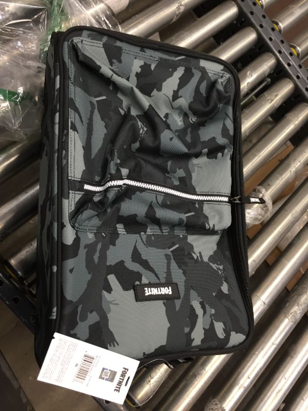 Photo 2 of Fortnite Multiplier 17.5" Upright Roller Softside Carry-on Luggage - Black Camo