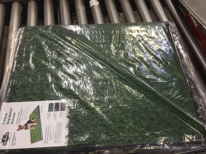 Photo 1 of Artificial Grass Puppy Pad for Dogs and Small Pets – Portable Training Pad with Tray – Dog Housebreaking Supplies by PETMAKER