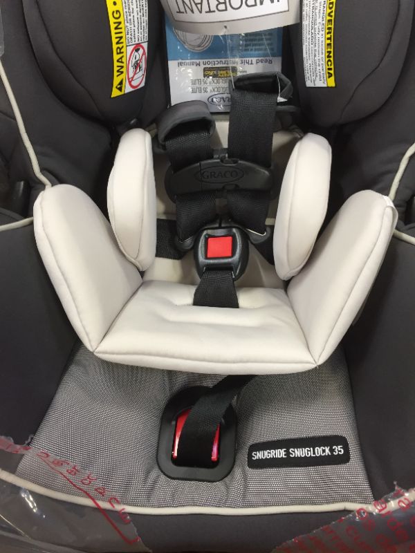 Photo 3 of Graco SnugRide SnugLock 35 Elite Infant Car Seat, Oakley Gray