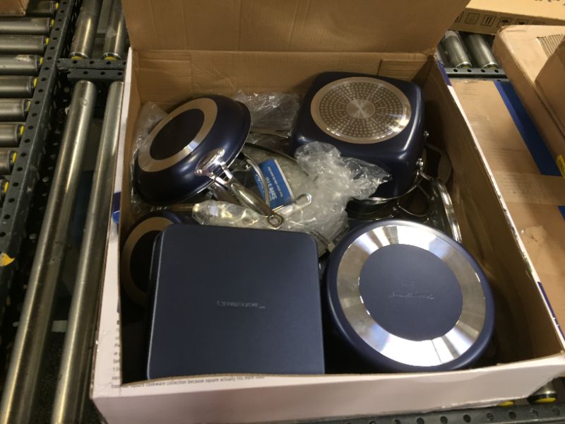 Photo 3 of Granitestone Blue Nonstick 20 Piece Cookware and Bakeware Set