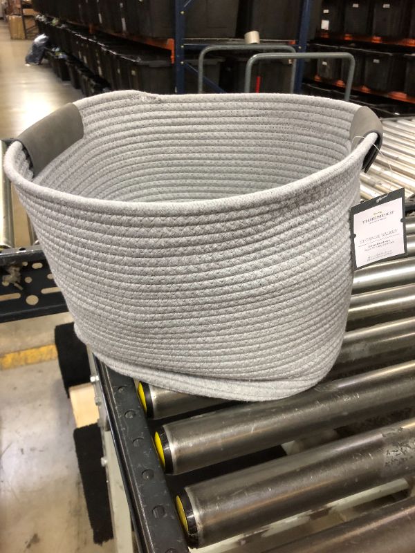 Photo 2 of 13" Decorative Coiled Rope Basket - Threshold™
