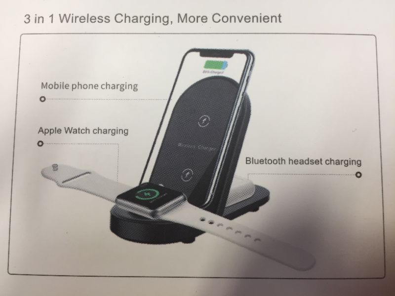 Photo 1 of homokus 3 in 1 wireless charging