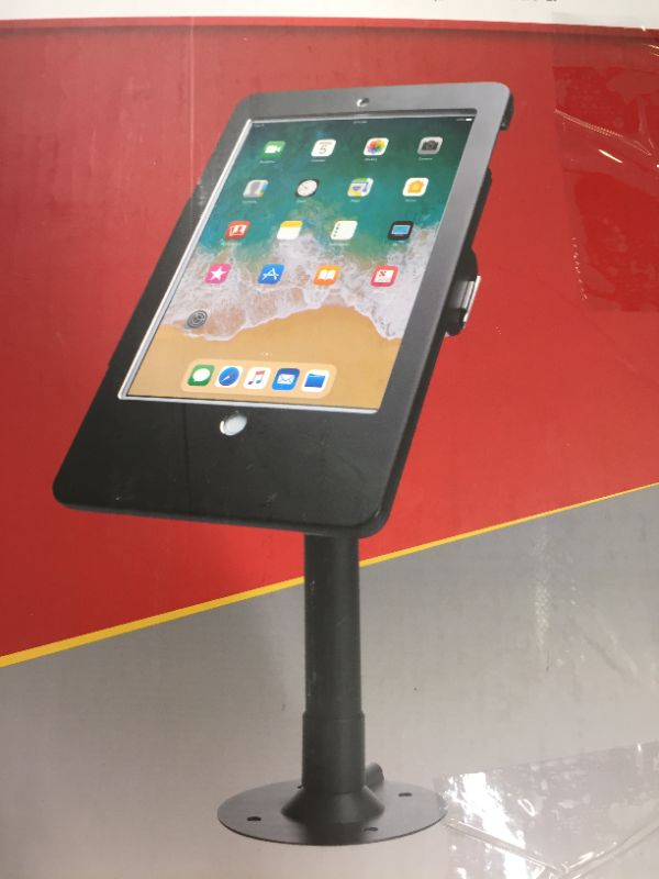 Photo 1 of Height-Adjustable Tabletop Security Mount for iPad Pro 9.7, iPad (Gen. 5-6), and iPad Air (Gen. 1-2)
