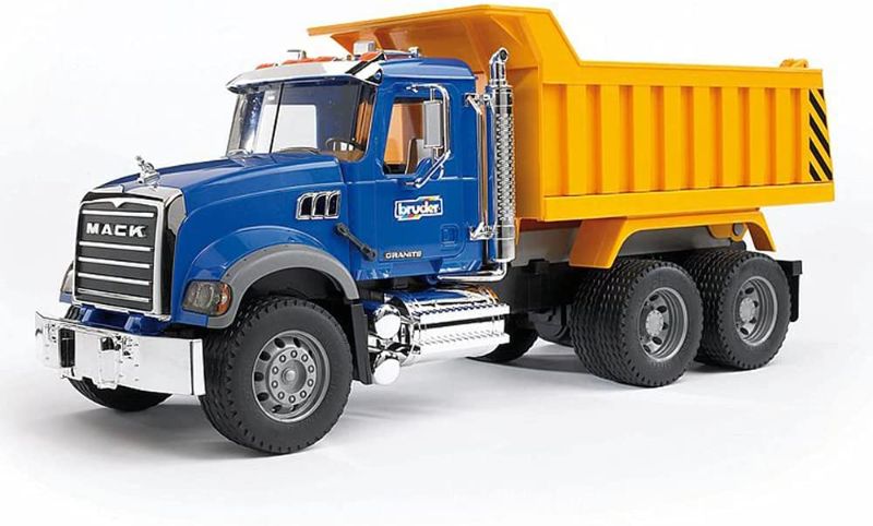 Photo 1 of Bruder 02815 MACK Granite Dump Truck for Construction and Farm Pretend Play
