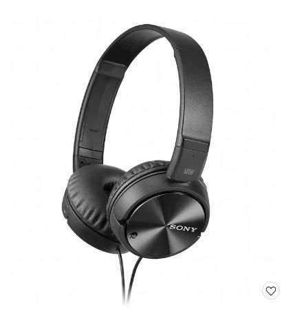 Photo 1 of Sony Noise Canceling On-Ear Wired Headphones (MDRZX110NC)
