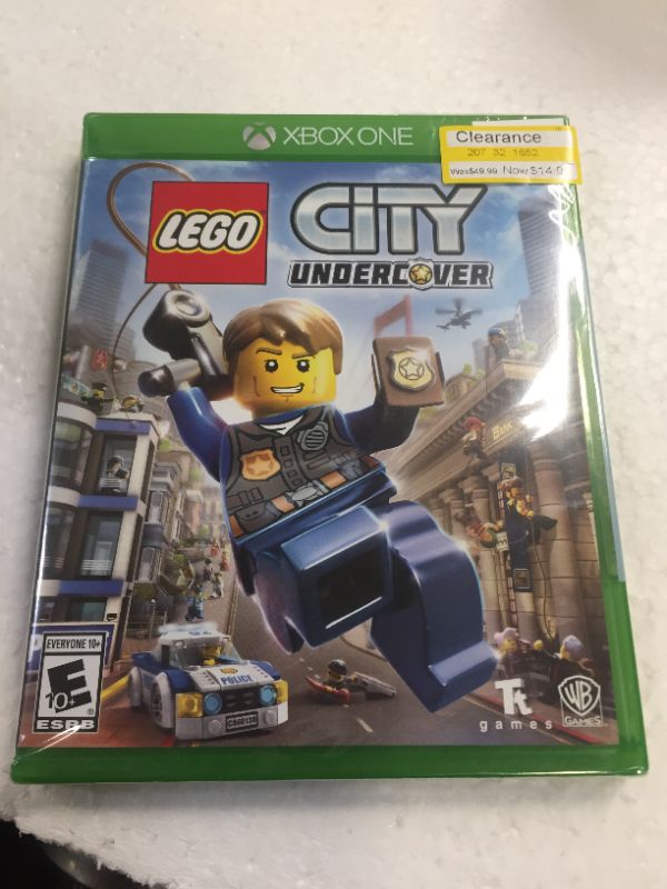 Photo 2 of LEGO City Undercover, Warner Bros, Xbox One-- new and sealed 
