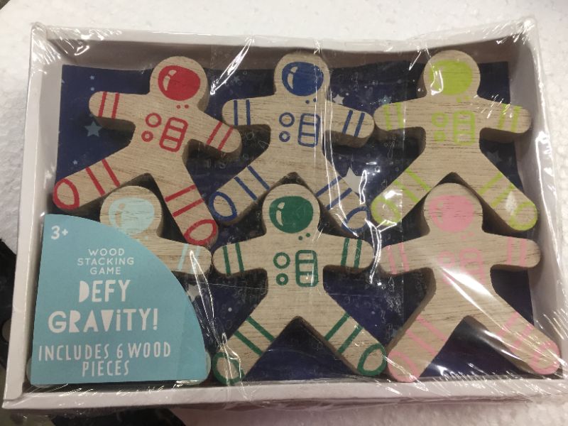 Photo 1 of 2 packs of wood stacking game defy gravity for kids