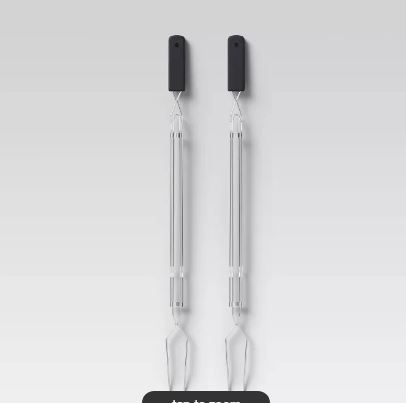 Photo 1 of 2pk Stainless Steel Extension Forks - Room Essentials
