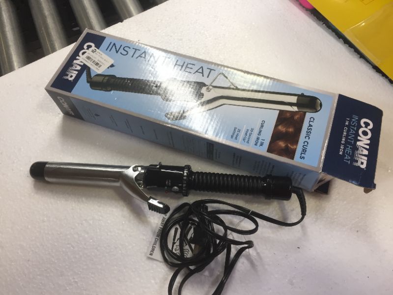 Photo 2 of Conair Instant Heat 1" Curling Iron, Black
