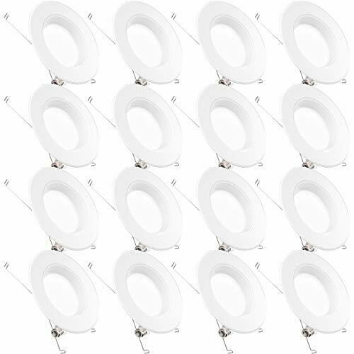 Photo 1 of Sunco Lighting 16 Pack 5/6 Inch LED Recessed Downlight, Baffle Trim, Dimmable
