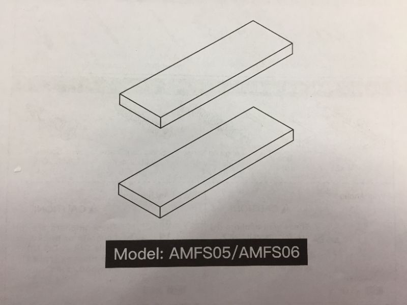 Photo 4 of home furnishing 2 floating shelfs model amfs05