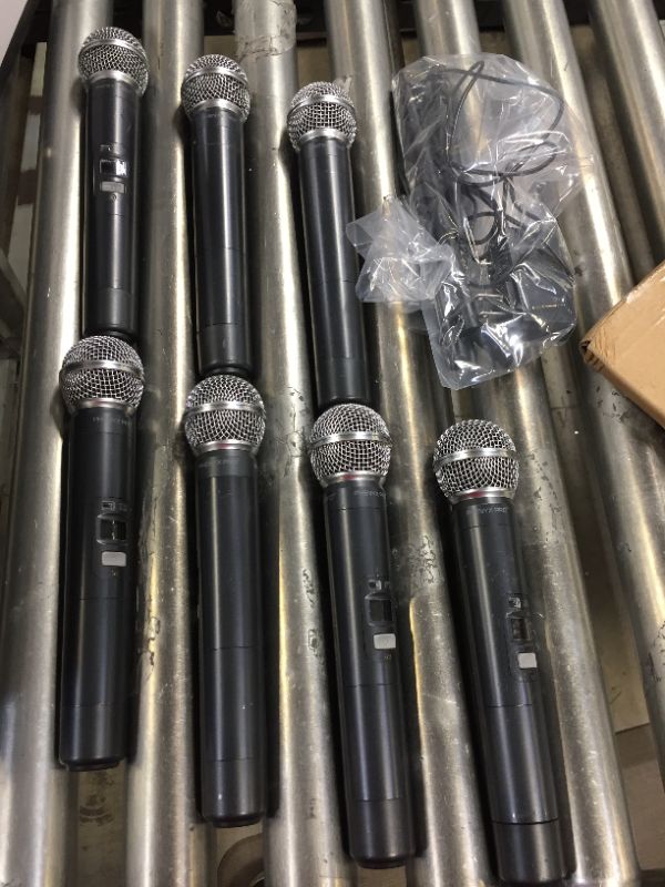 Photo 1 of Phenyx Pro PTU-6000A 8-channel UHF Wireless Microphone System with Auto Scan ( 8x40 Frequencies)
