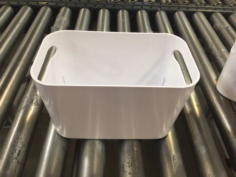 Photo 1 of 8 PK plastic storage bins 