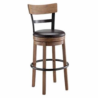 Photo 1 of Ball Cast Swivel Bar Stool - 30 Inch Seat Height Light Brown