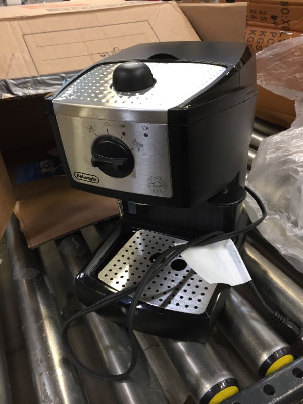 Photo 2 of DeLonghi EC155M Manual Espresso Machine, Cappuccino Maker
