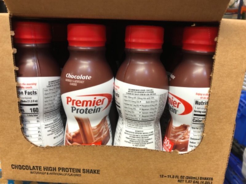 Photo 2 of Premier Protein 30g Protein Shake, Chocolate, 11.5 fl oz
CASE OF 12 EXPIRES 02-01-2022