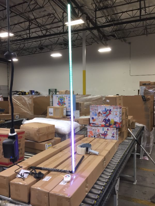 Photo 1 of Corner Floor Lamp LED Corner Light 60" Corner Lamp RGB Color Changing Corner Led Lamp Colorful Gaming Room Bedroom Lamp with Remote,18W
