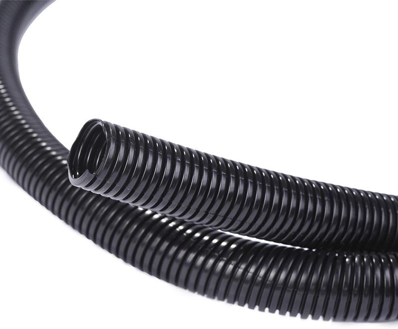 Photo 1 of 2 bags Alex Tech 25ft – 3/8 inch diameter Split Wire Loom Tubing Wire Conduit – Black--100ft--new in bag
