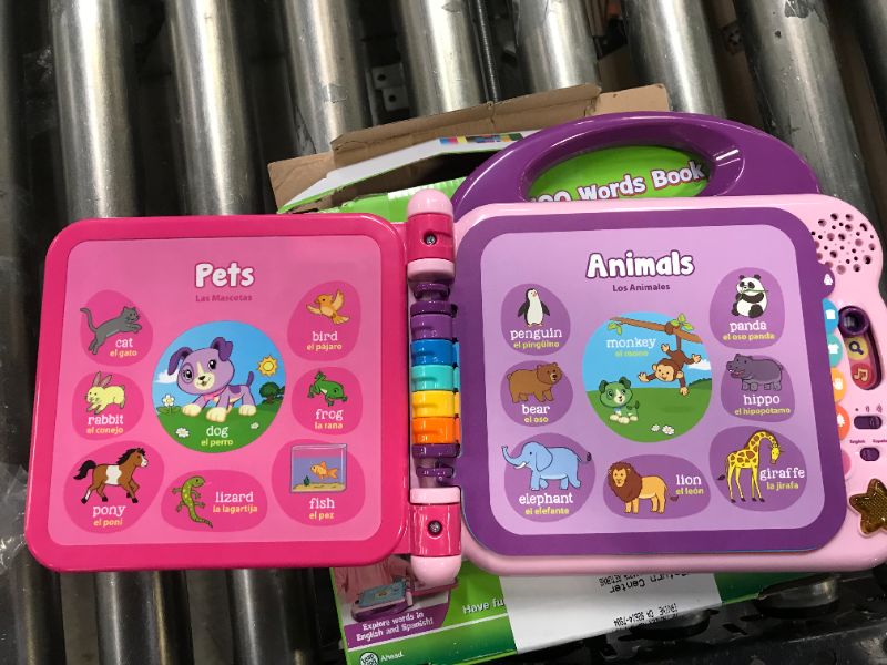 Photo 1 of LeapFrog Scout and Violet 100 Words Book (Amazon Exclusive), Purple
