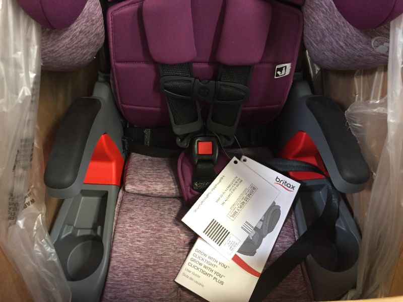 Photo 1 of Britax Grow With You ClickTight Harness-2-Booster Car Seat, Mulberry