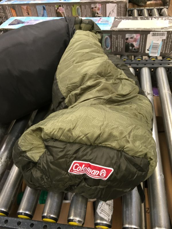 Photo 2 of Coleman North Rim Extreme Weather Adult Mummy Sleeping Bag, Olive