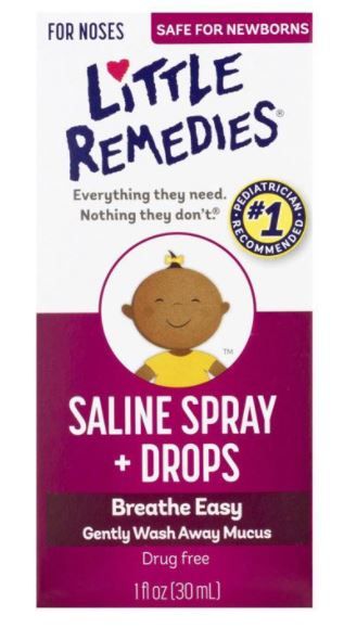 Photo 1 of 3 PACK Little Remedies Saline Spray and Drops for Babies Stuffy Noses - 1 fl oz EXP 11/2021