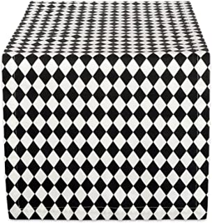 Photo 1 of DII Cotton Table Runner for for Dinner Parties, Weddings & Everyday Use, SIZE 14x72", Harlequin