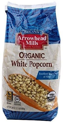 Photo 1 of ( 6 Pack) Arrowhead Mills Organic White Popcorn, 24 Oz best by oct 21 2021
