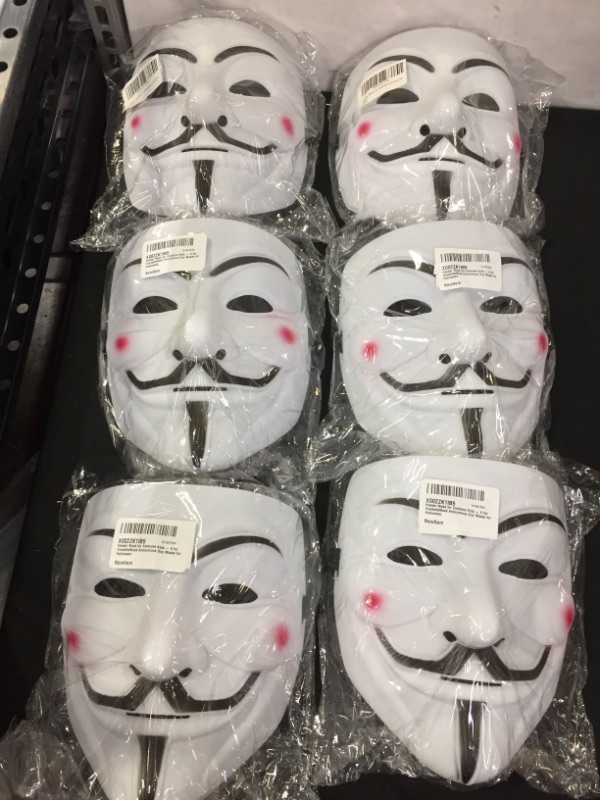 Photo 1 of ANNONYMOUS MASK 6 PACK 