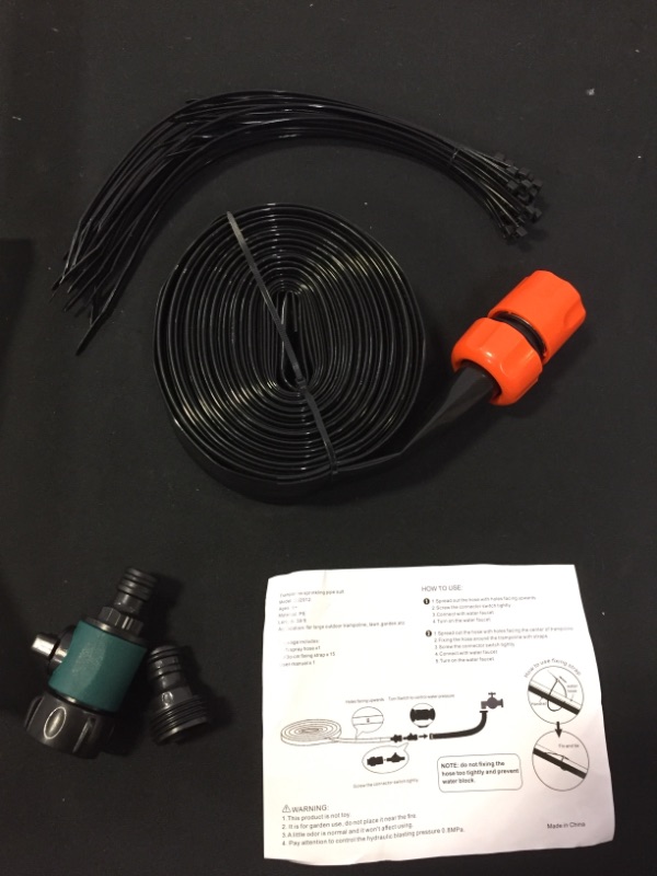 Photo 1 of 39 FT GARDEN HOSE SPRINKLER SET