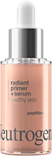 Photo 1 of Neutrogena Healthy Skin Radiant Booster Primer & Serum, Skin-Evening Serum-to-Primer with Peptides & Pearl Pigments, Evens the Look of Skin's Tone & Smooths Texture, 1.0 fl. oz