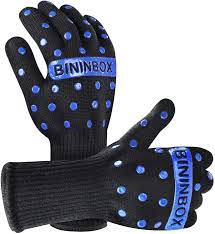 Photo 1 of 1472°F Extreme Heat&Cut Resistant Cooking Oven Mitt BBQ Grilling Gloves (MINOR DAMAGES TO PACKAGING)