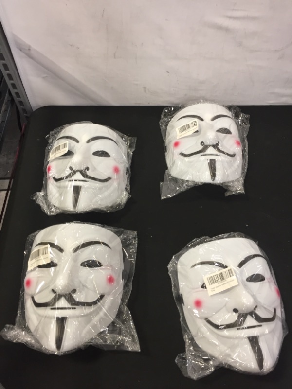 Photo 1 of 4 PACK ANONYMOUS MASK 