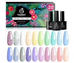 Photo 1 of BEETLES GEL POLISH 20 PCS GEL NAIL POLISH KIT WITH GLOSSY AND MATTE TOP COAT AND BASE COAT (FACTORY SEALED SHUT)