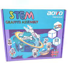 Photo 1 of Aovo Space Doll Stem Graffiti Assembly DIY Play Model Kit AO28