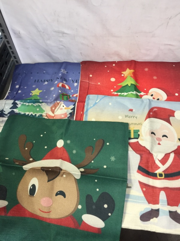 Photo 1 of 18x18 CHRISTMAS THROW PILLOW COVERS SET OF 4